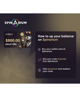 Spinarium.com $500 Wallet Card Code Key GLOBAL